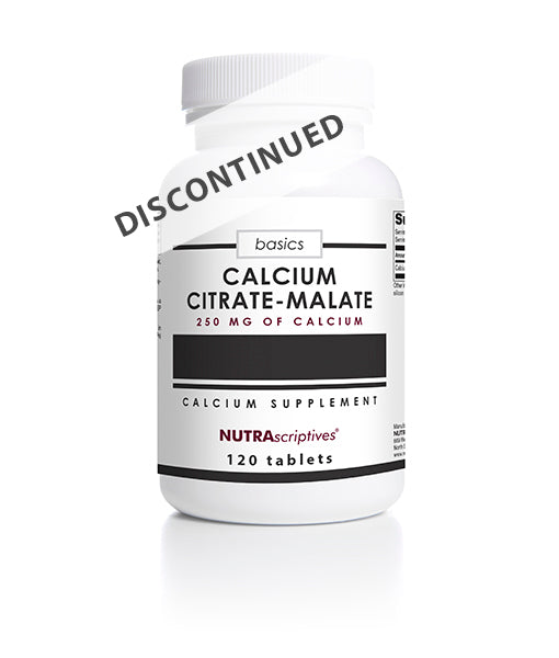 Calcium Citrate Malate 250 mg - Nutrascriptives
