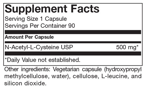 N-Acetyl-L-Cysteine 500 mg